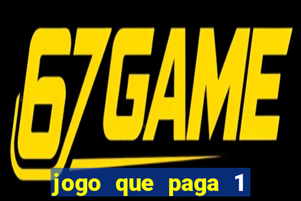 jogo que paga 1 real no pix